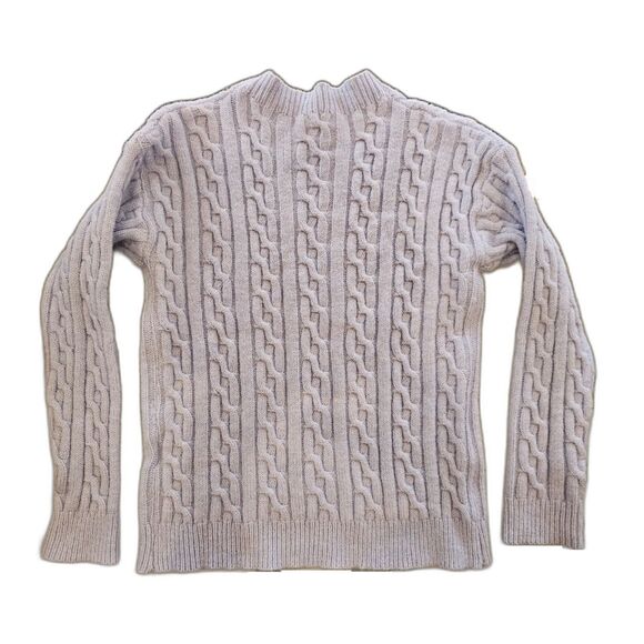 PXS Shein Light Blue Round Neck Drop-Shoulder Sweater - Picture 3 of 6